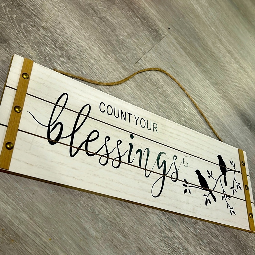 PART OF 4 for 20 just add 4 to bundle 
Hanging home sign